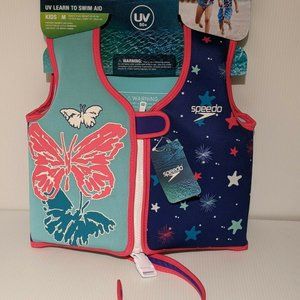 Speedo Kids Medium UV50+ Swim Aid Vest Age 2-4 yrs